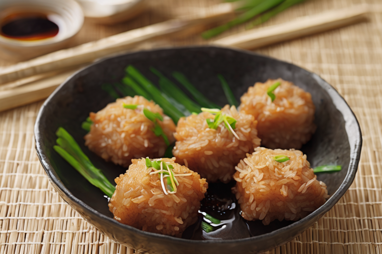 Savory Pork Rice Bites