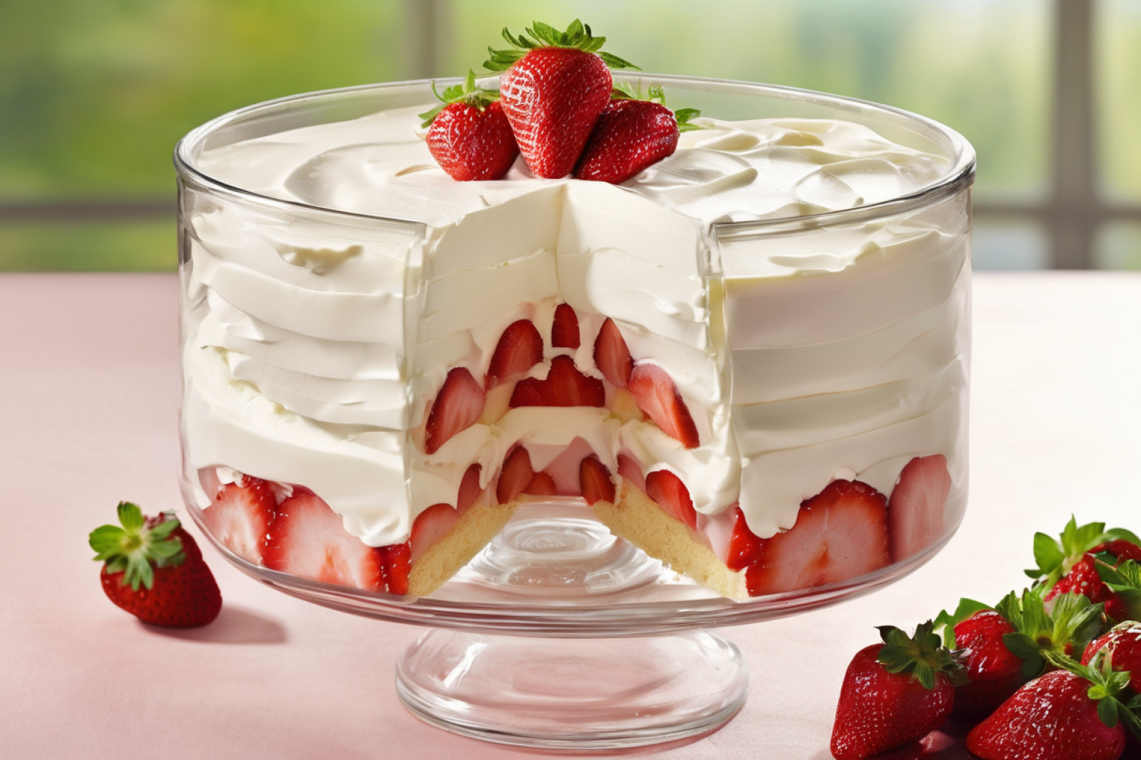 Strawberry Creamy Layered Delight