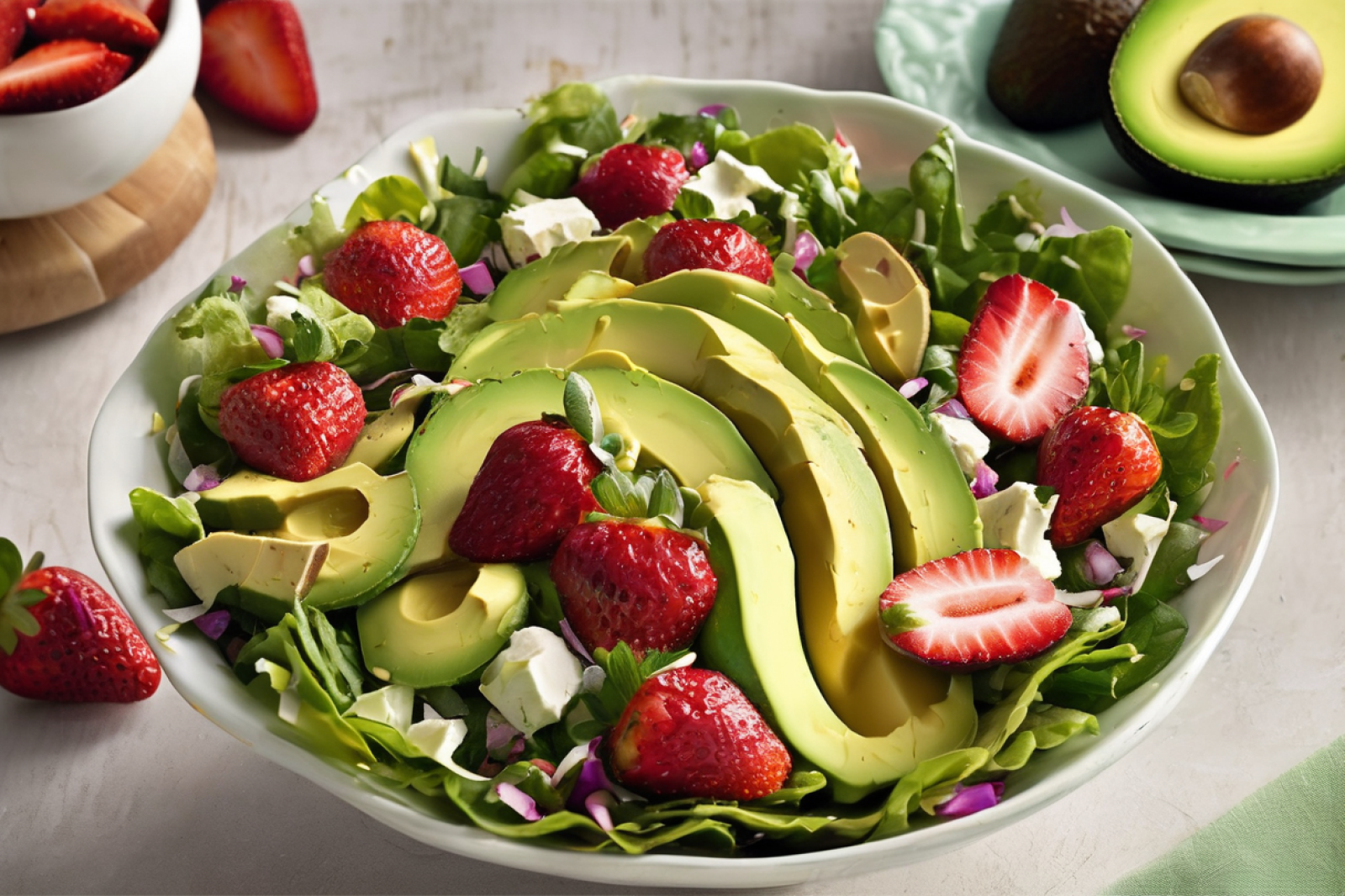 Strawberry Avocado Bliss Salad