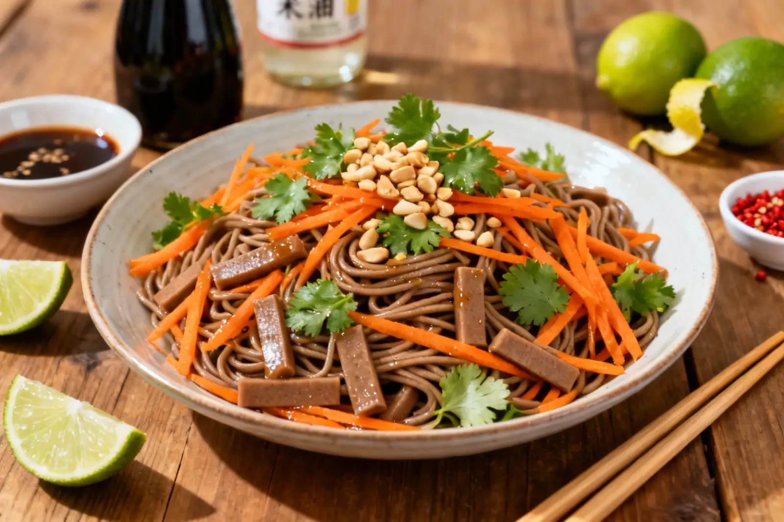 Chilled Thai Soba Noodle Salad