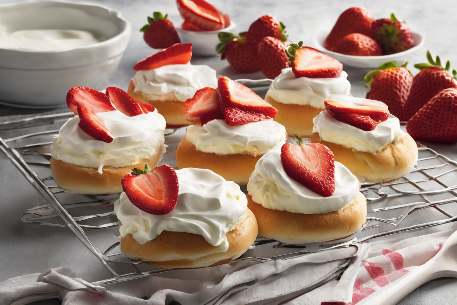 Creamy Strawberry Delight Sliders