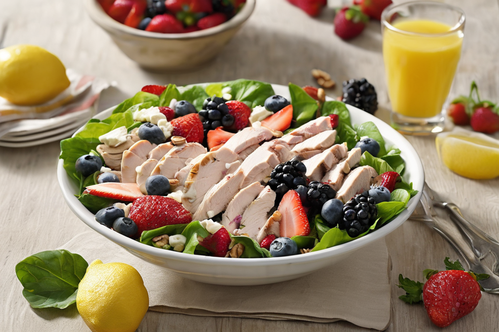 Luscious Berry Chicken Salad