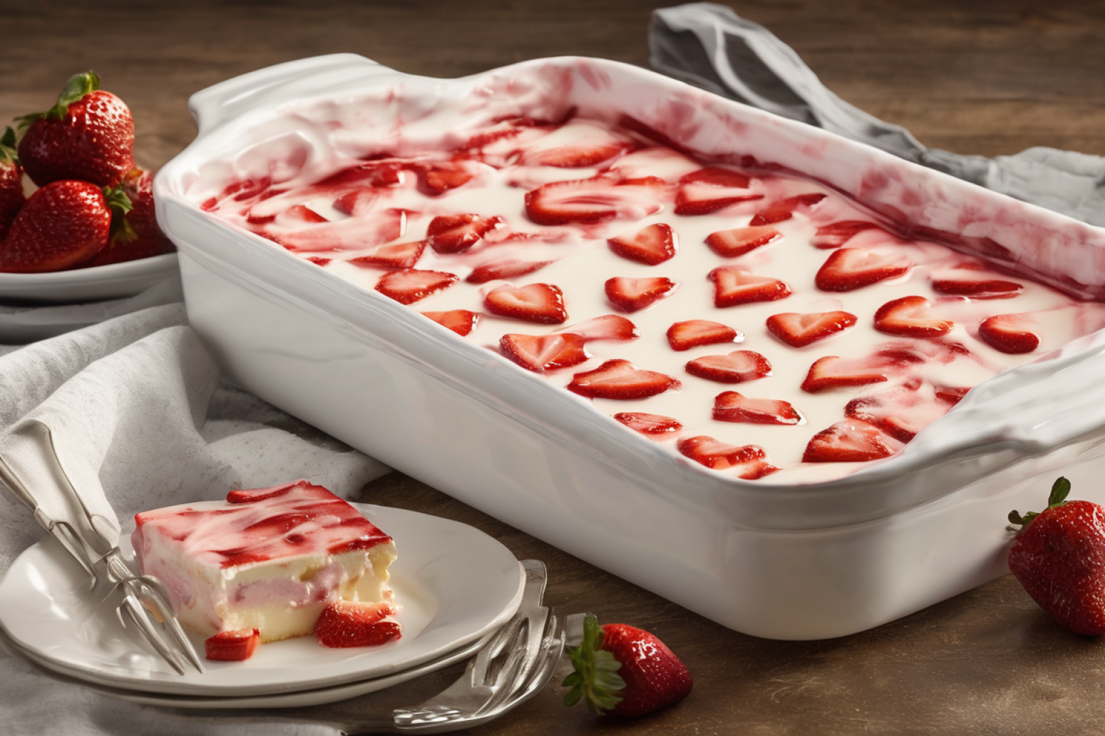 Strawberry Cream Cheese Bake