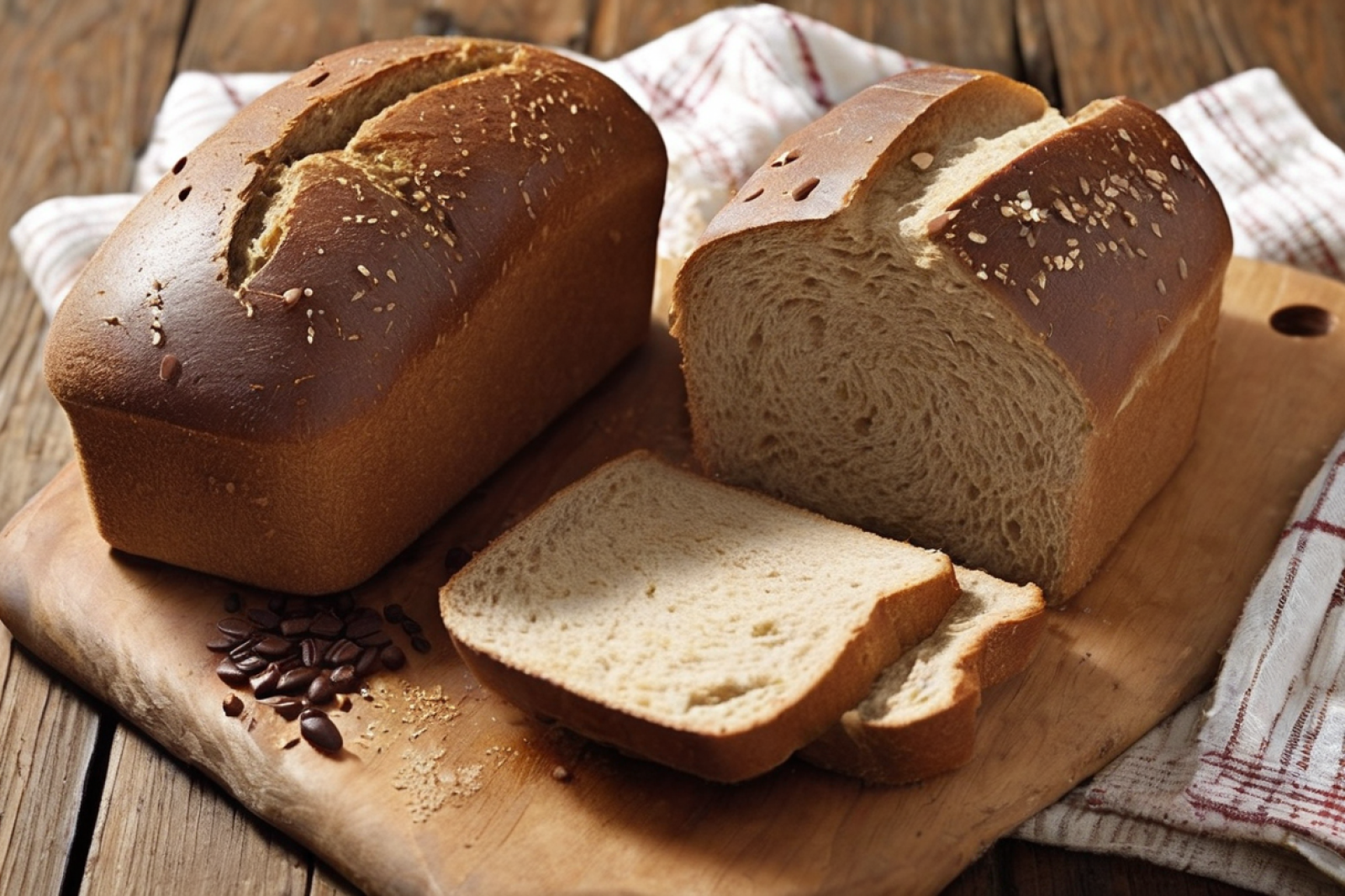 Artisan Whole Wheat Bread in a Bread Maker
