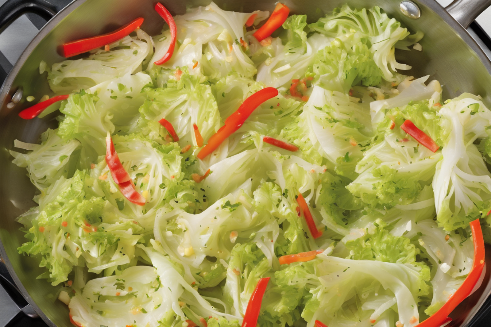 Spicy Steamed Cabbage Medley