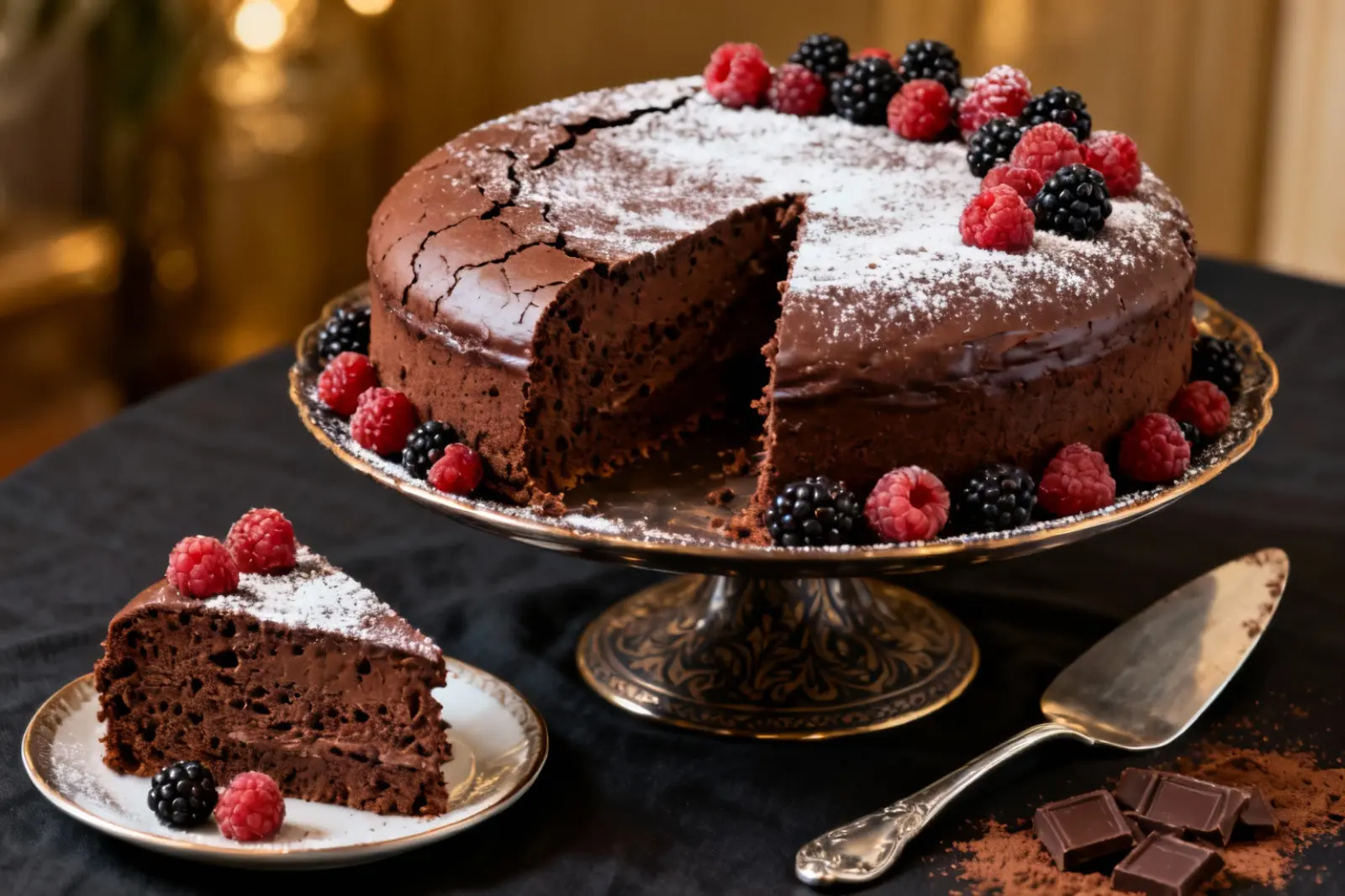 Decadent Chocolate Soufflé Torte