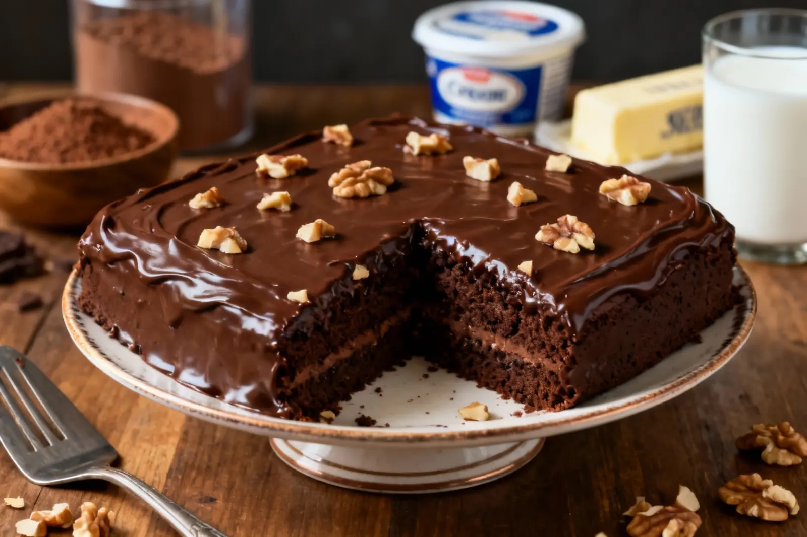 Southern Chocolate Sheet Cake
