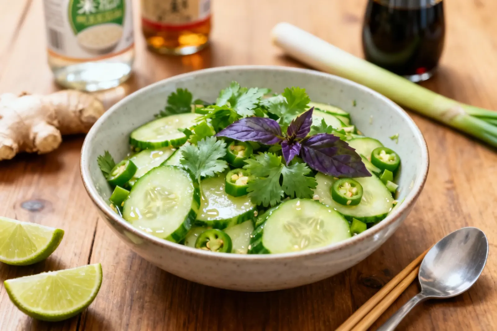 Zesty Thai Cucumber Salad