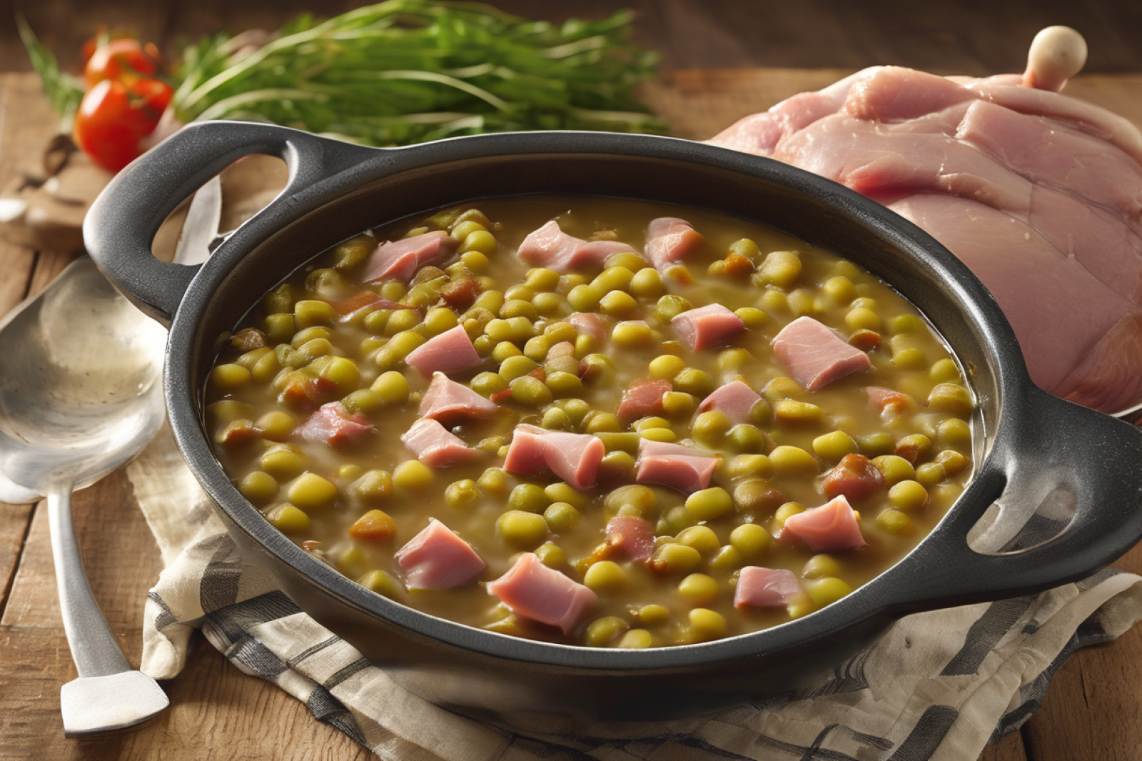 Rustic Split Pea and Ham Delight