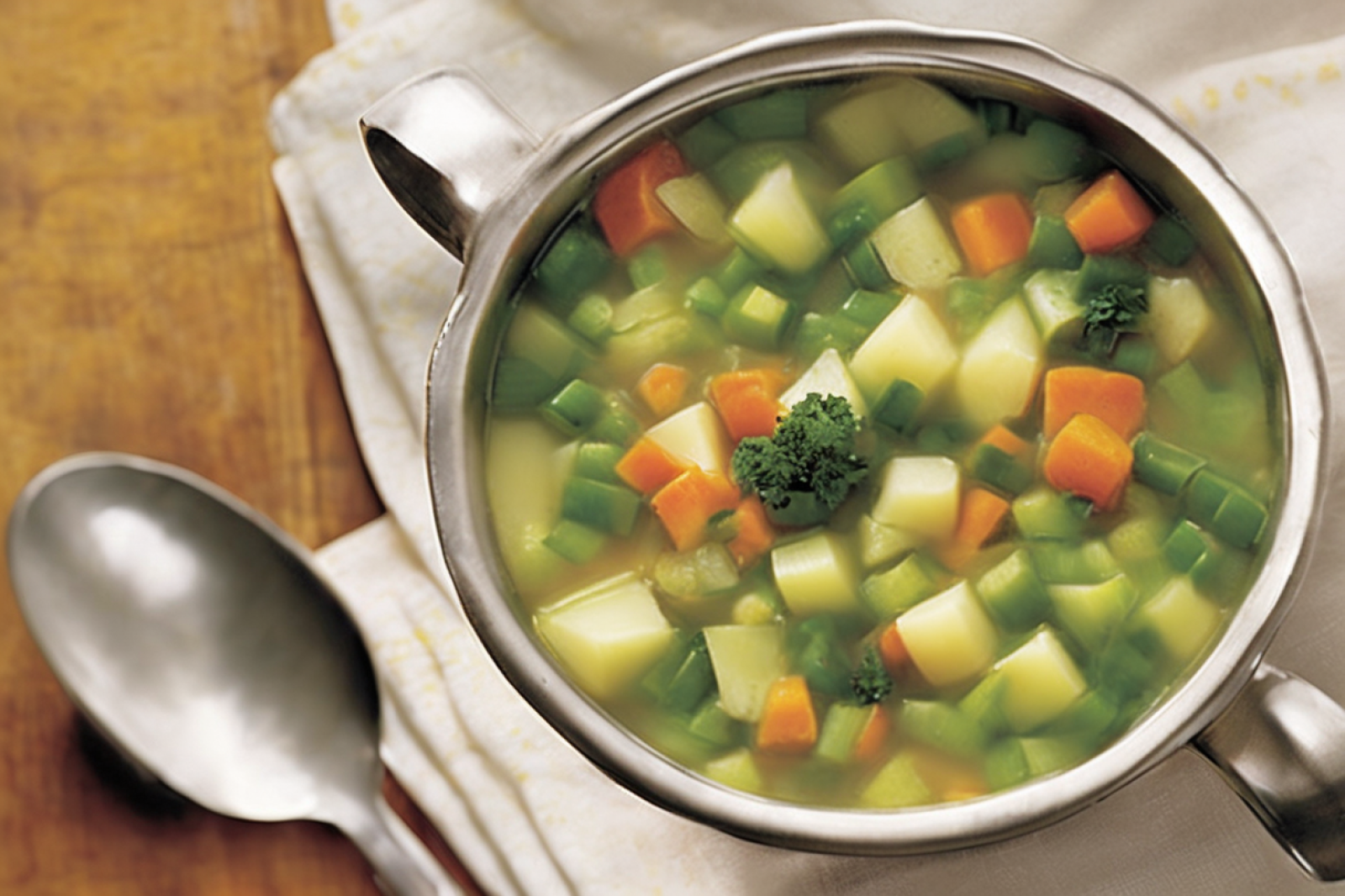 Chilled Spring Vegetable Soup Delight