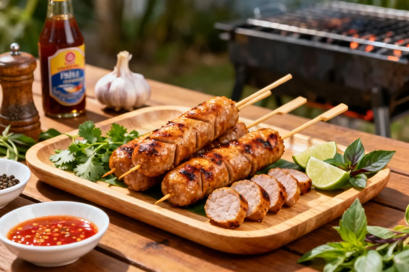 Grilled Thai Pork Skewers