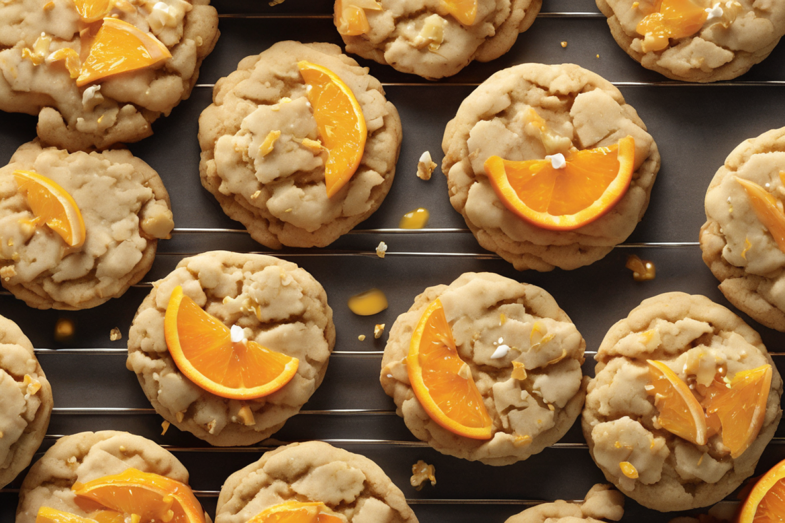 Zesty Orange Crunch Cookies