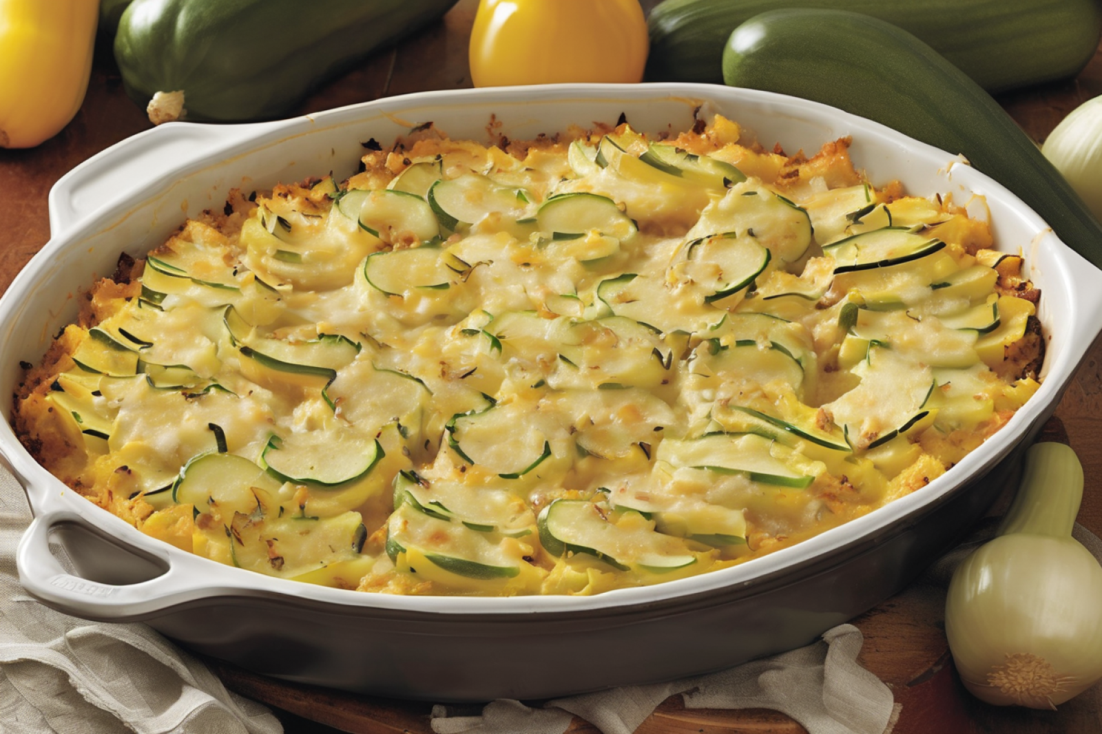 Cheesy Squash Casserole