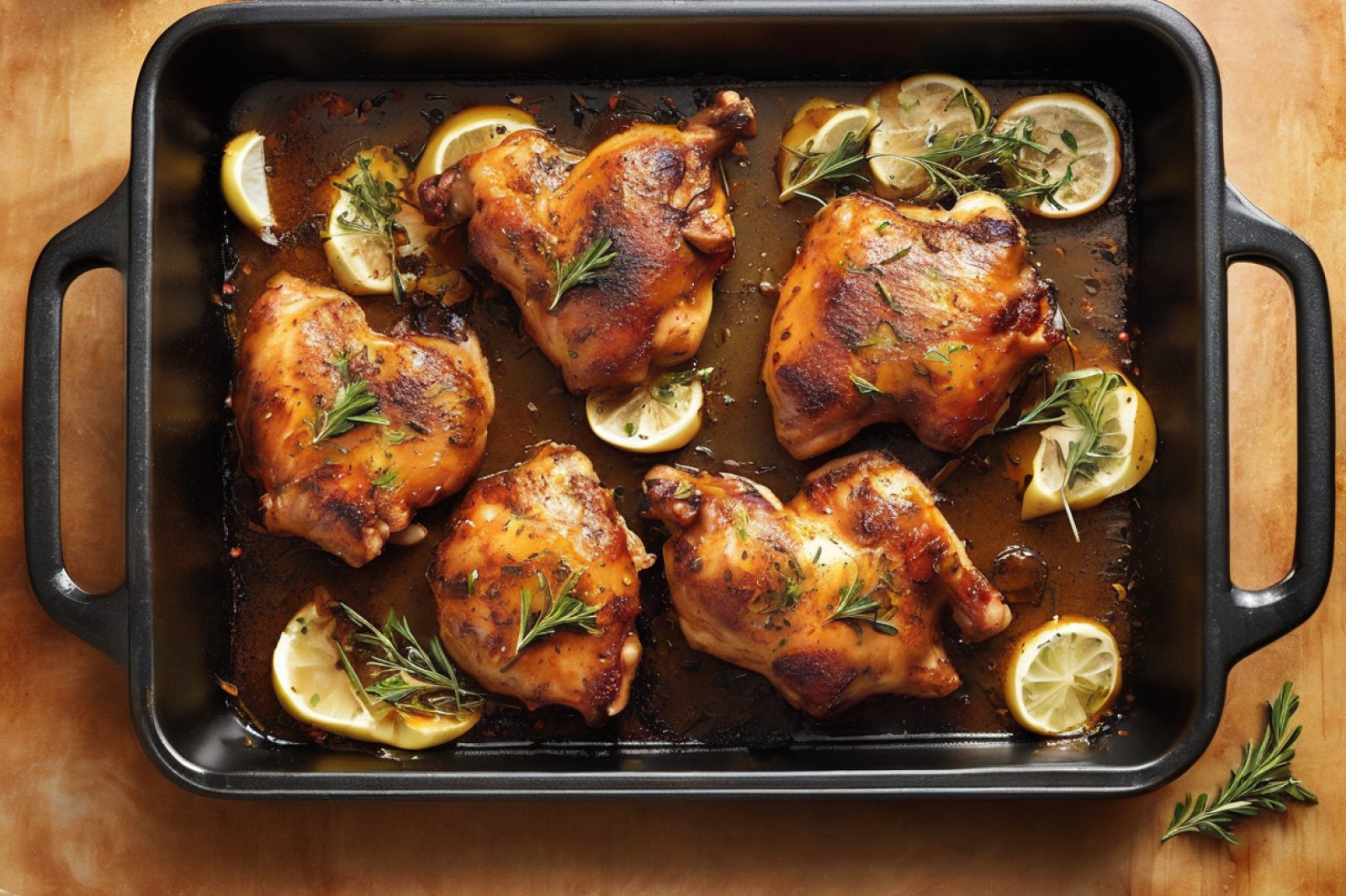 Honey-Infused Spicy Chicken Thighs