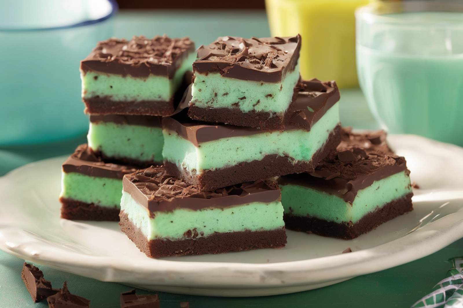 Chocolate Mint Delight Bars