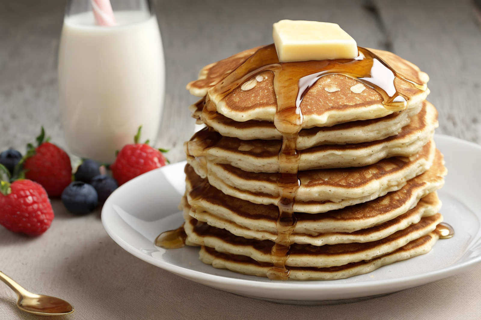 Hearty Oatmeal Pancakes