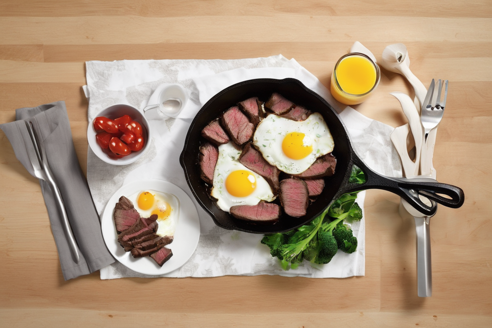 Hearty Steak and Egg Breakfast Skillet