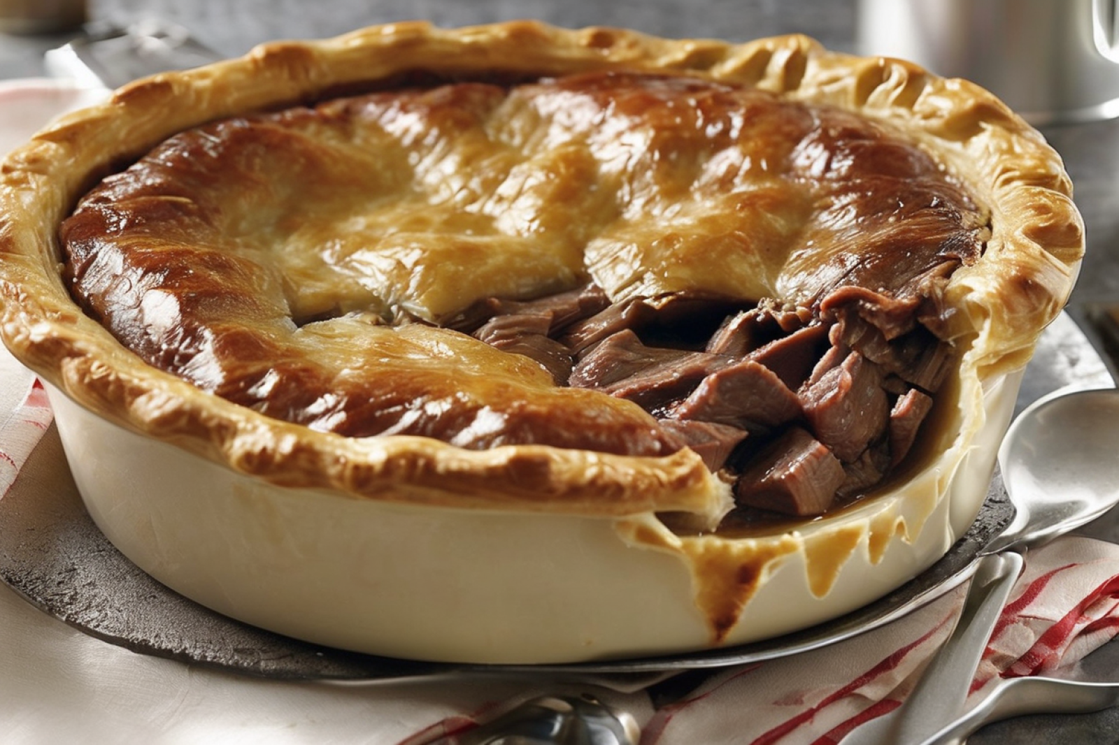 Robust Beef and Kidney Pie