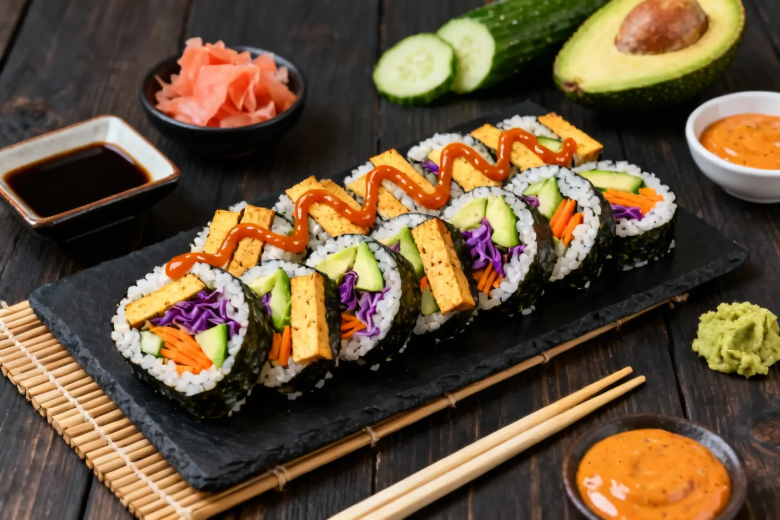 Ultimate Vegan Sushi Rolls