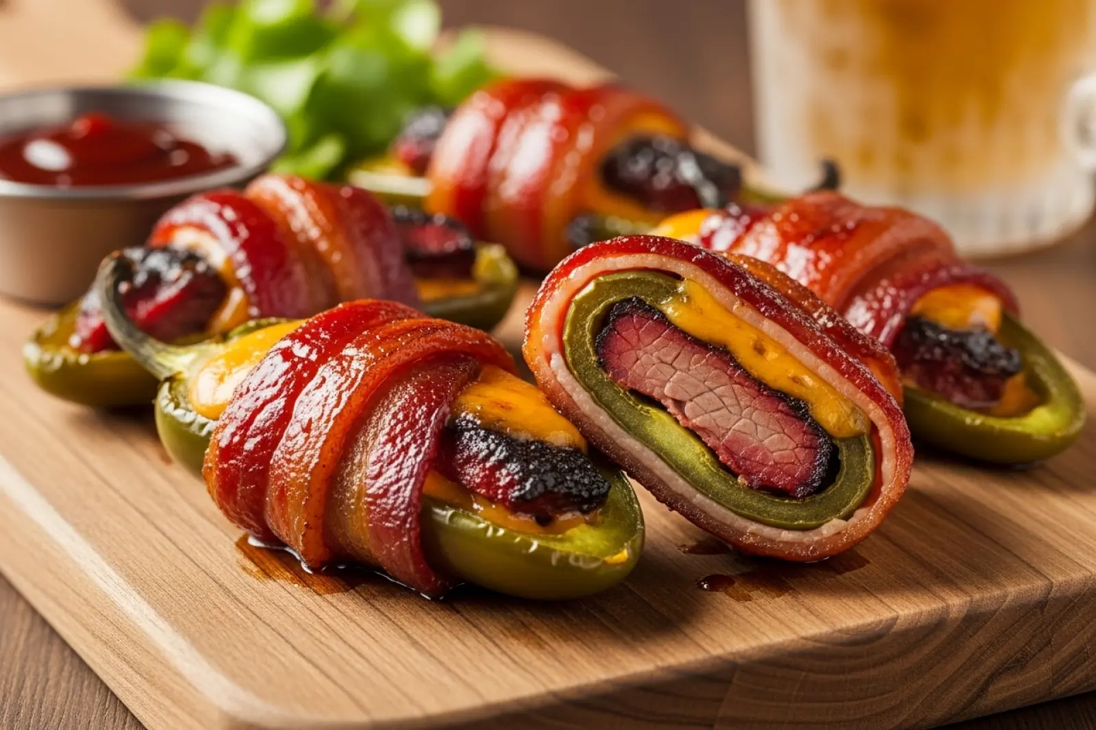 Bacon-Wrapped Jalapeño Poppers