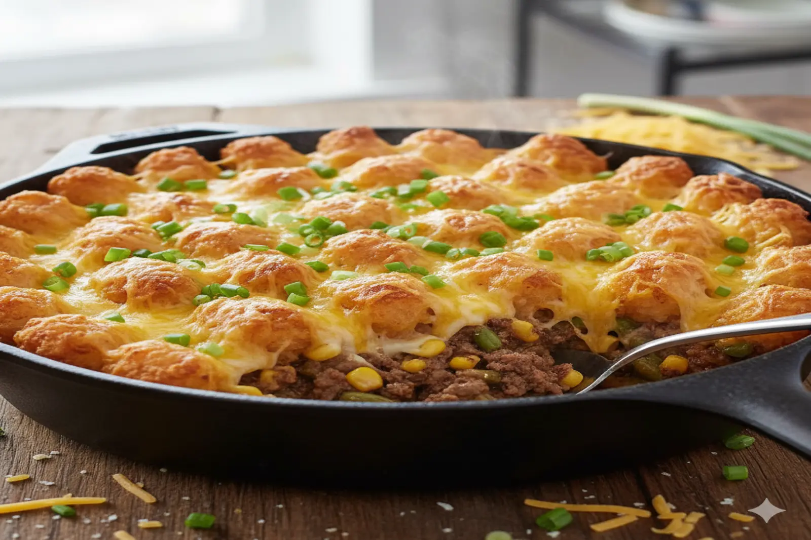 Golden Tater Tot Bake