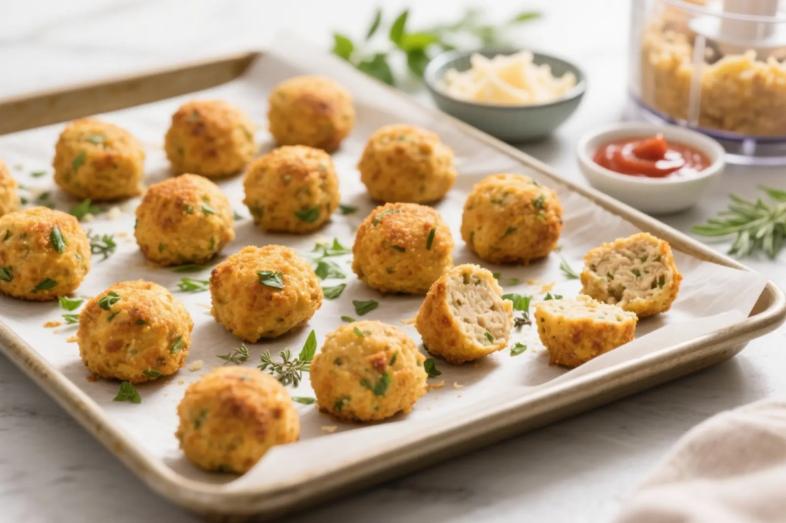 Savory Baked Tempeh Bites