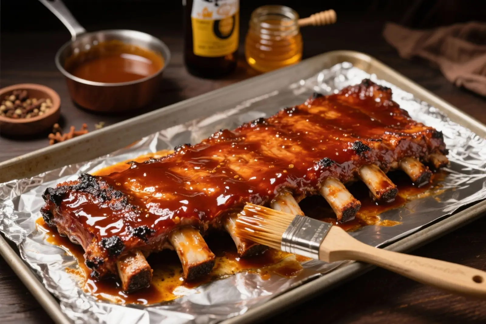 Zesty Glazed Pork Ribs