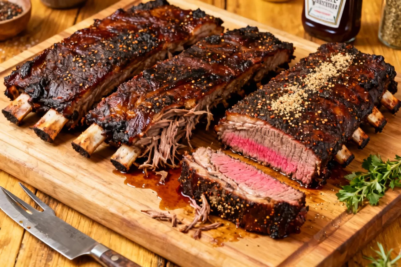 Smoky Texas-Style Beef Ribs