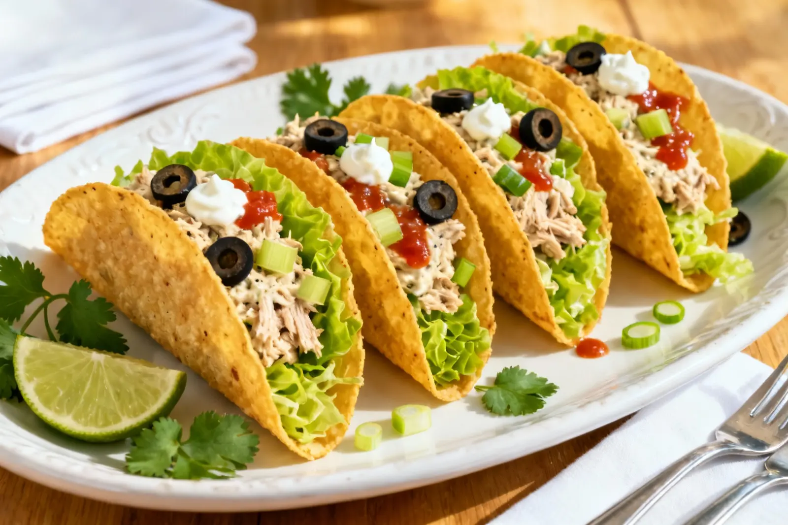 Zesty Tuna Taco Salad Delight