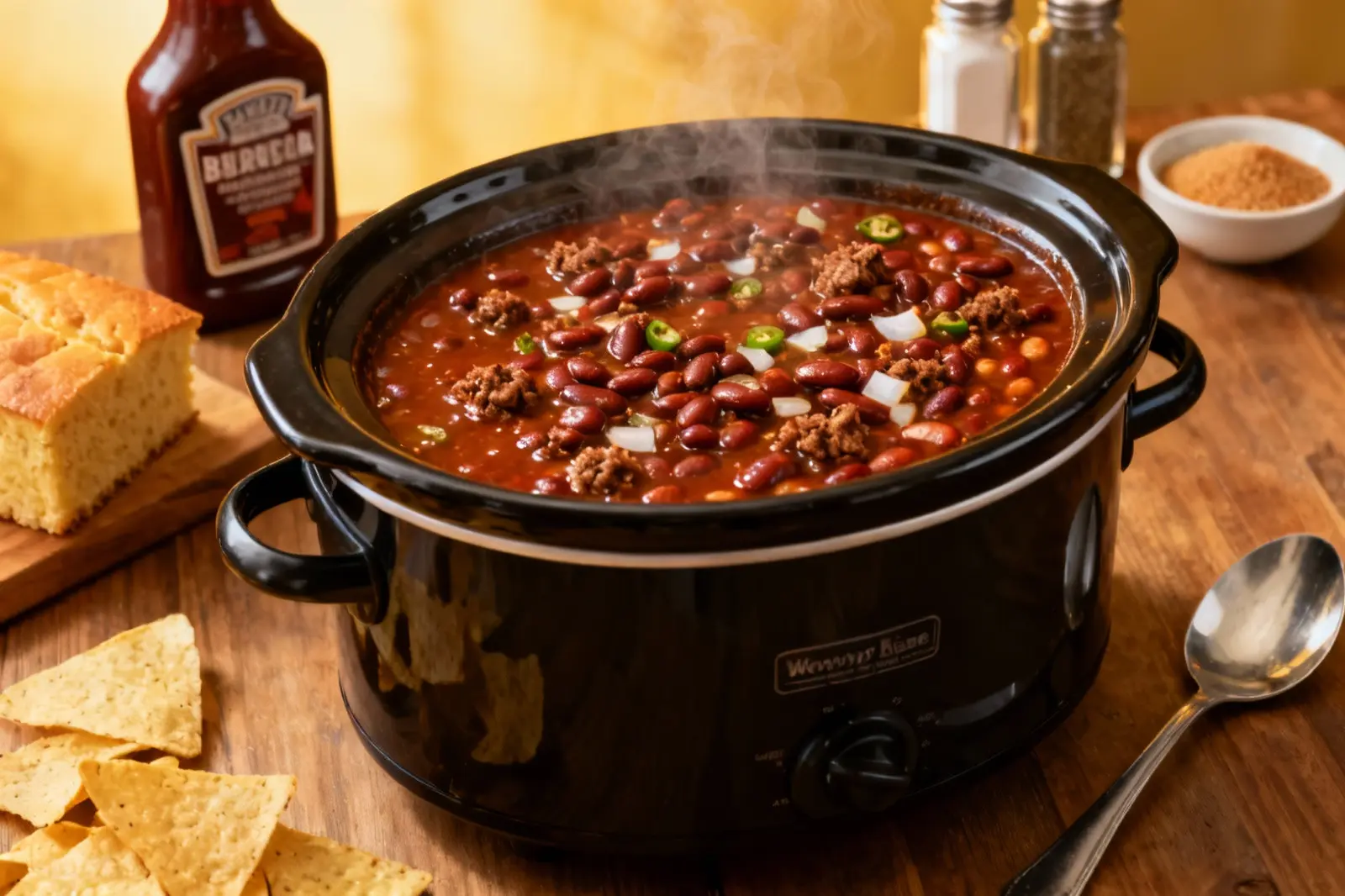 Rustic Cowboy Baked Beans