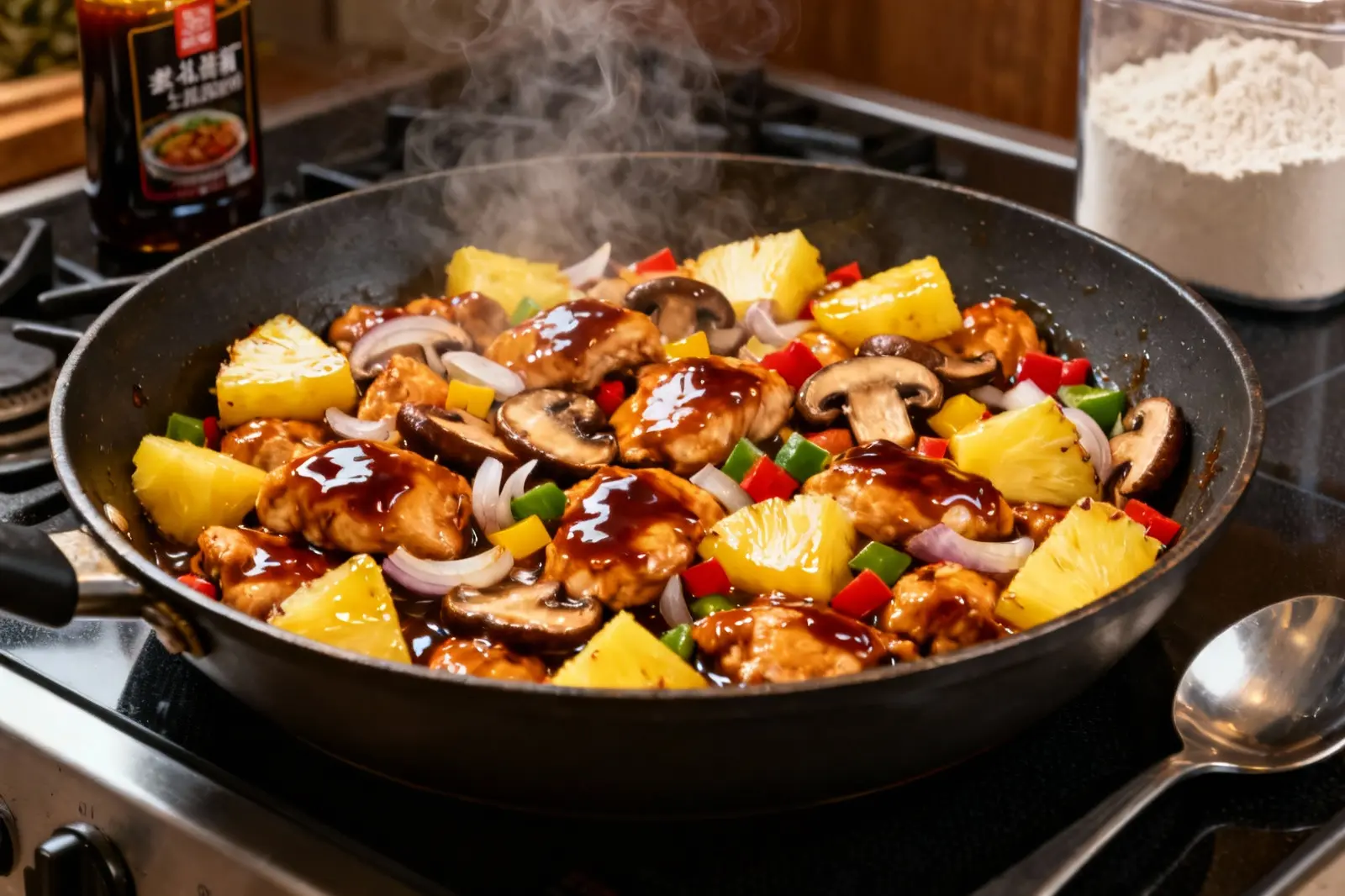 Tropical Teriyaki Chicken Stir-Fry