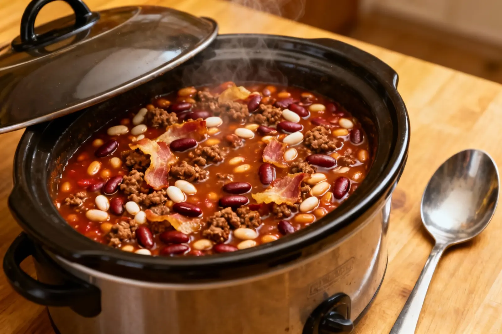 Sweet and Savory BBQ Bean Fusion