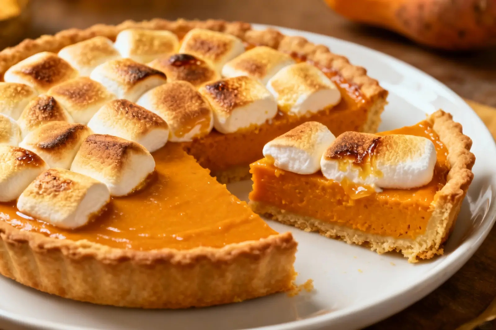 Velvety Sweet Potato and Butternut Squash Tart