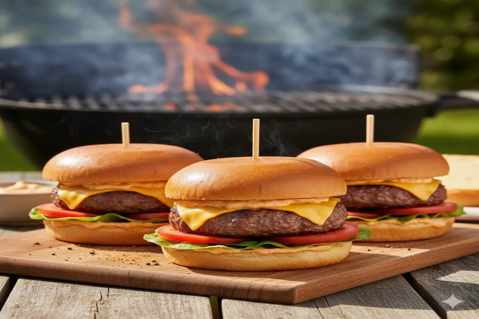 Zesty Cajun Burgers with Spicy Mayo