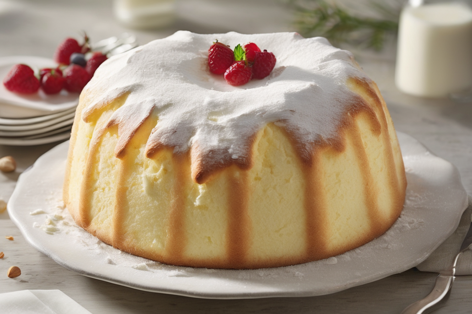 Light and Airy Angel Cake