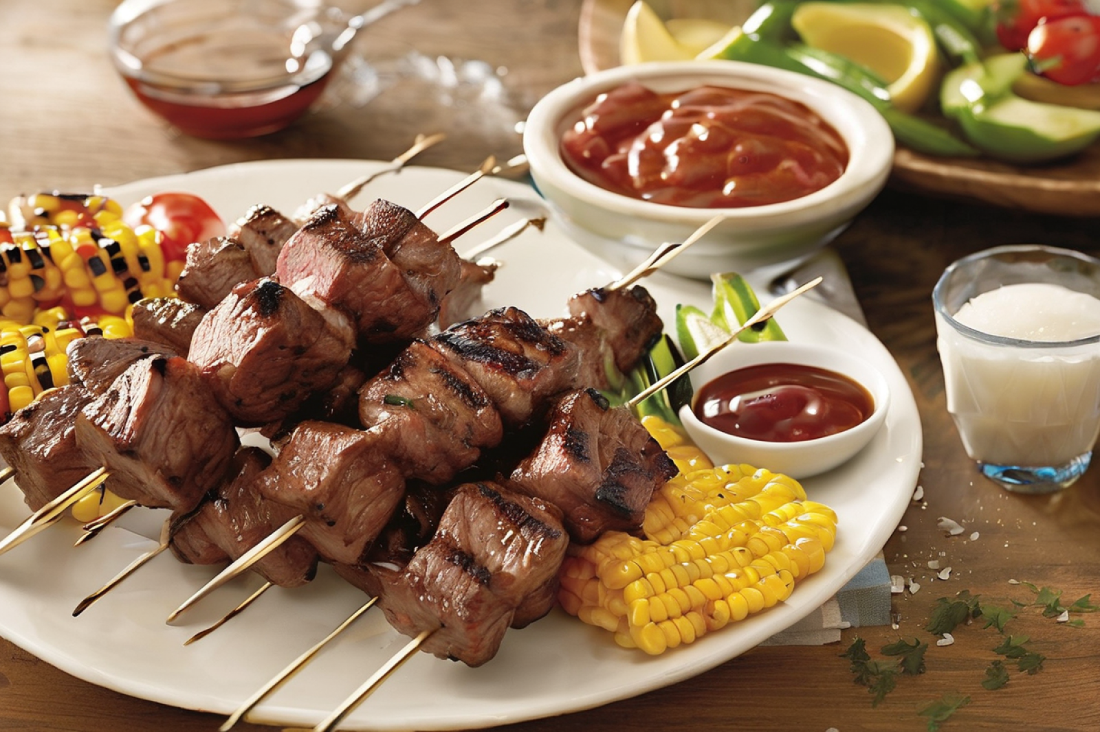 Zesty Grilled Beef Kabobs