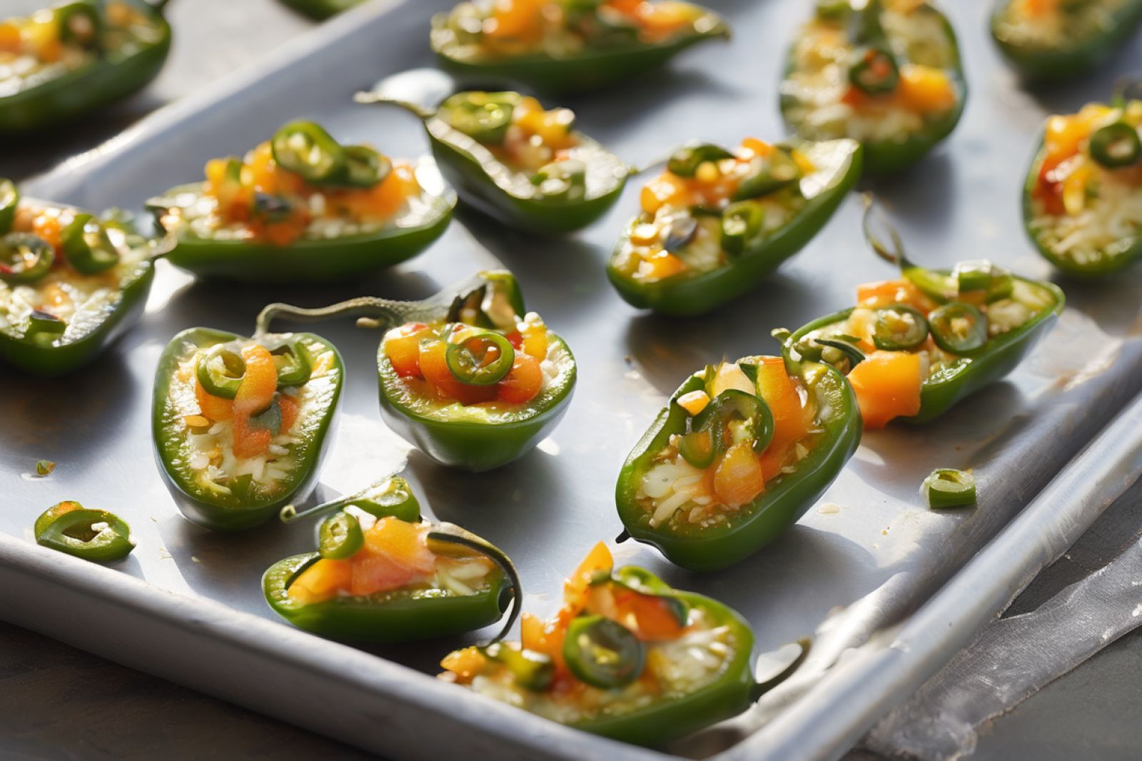 Zesty Jalapeno Bites with Apricot Drizzle