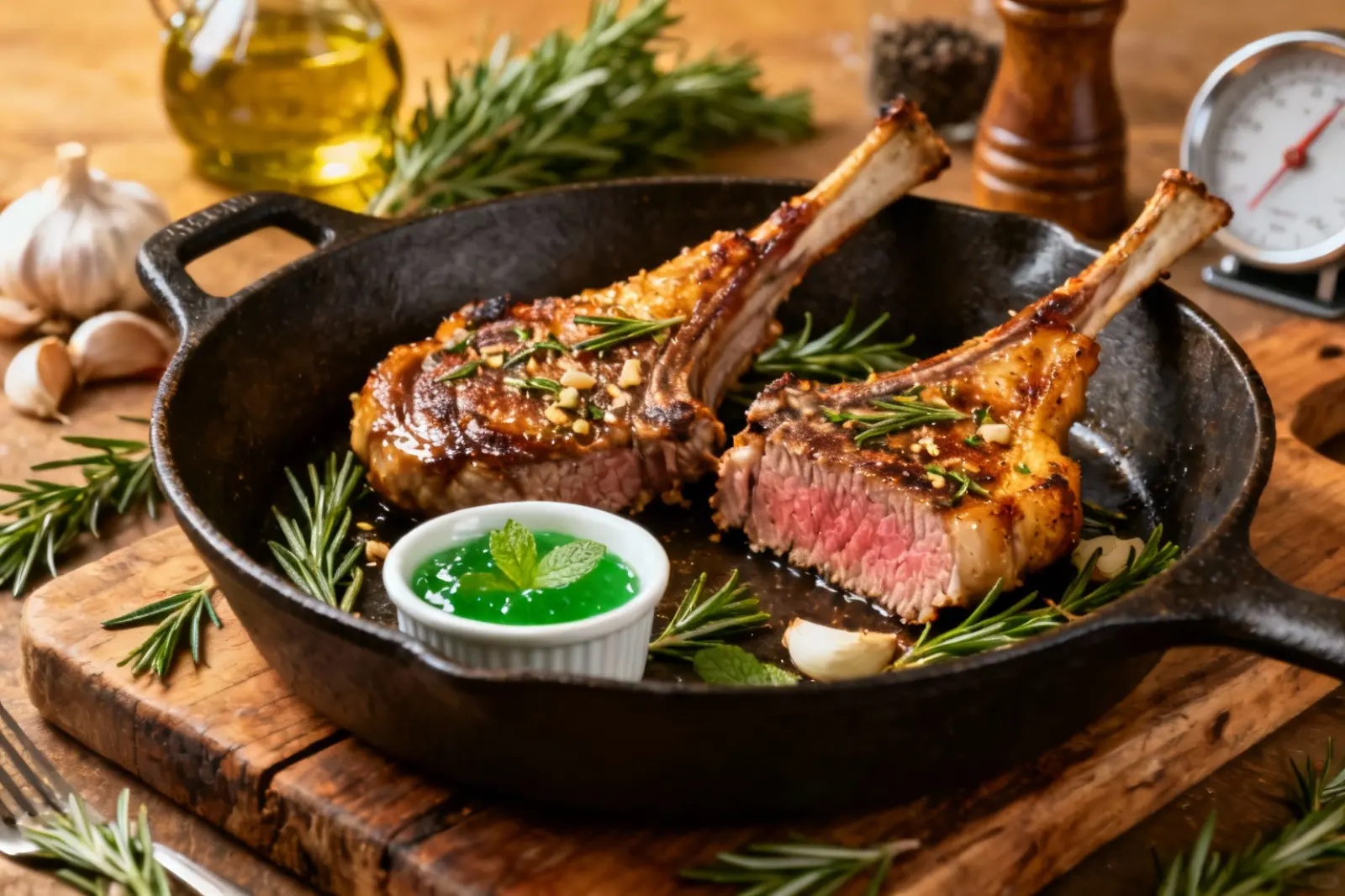 Savory Herb-Infused Lamb Chops