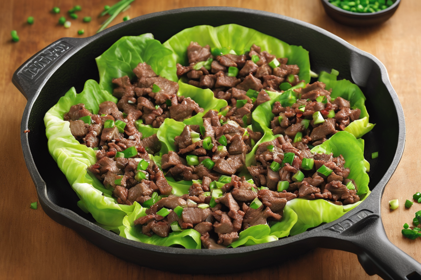 Savory Beef Lettuce Wraps