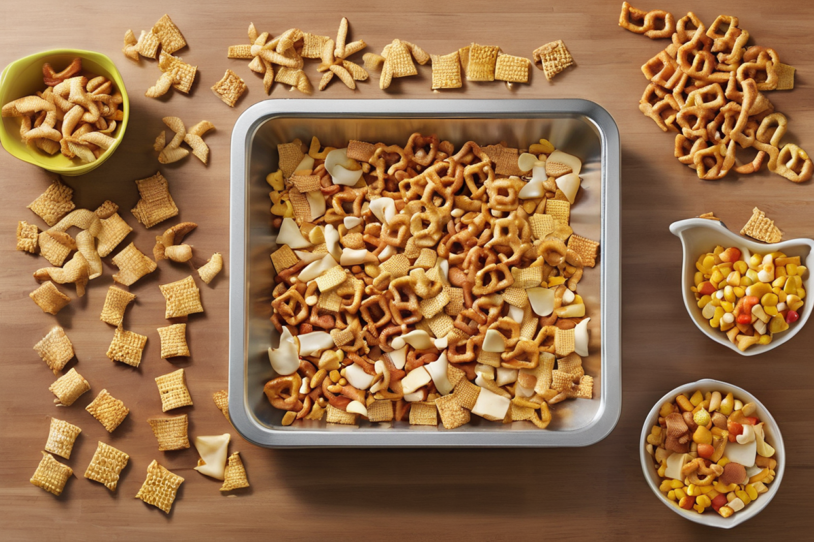 Zesty Crunchy Snack Mix