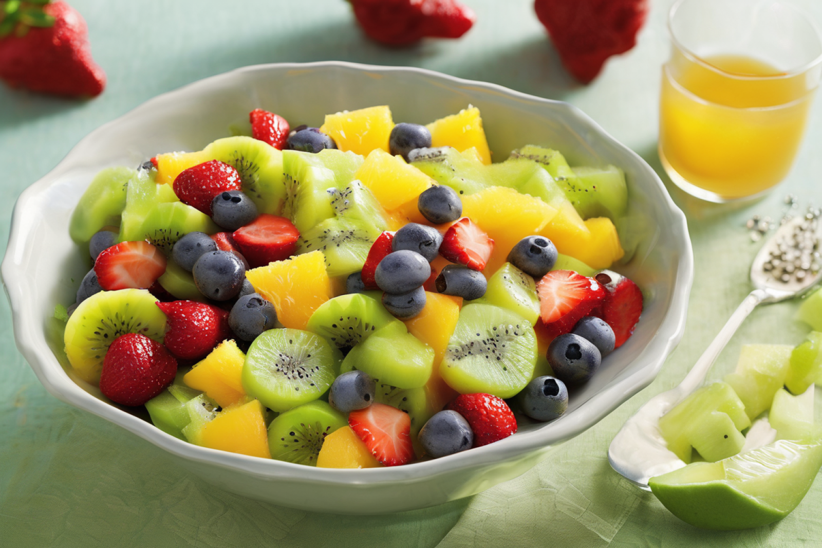 Citrusy Poppy Seed Fruit Salad