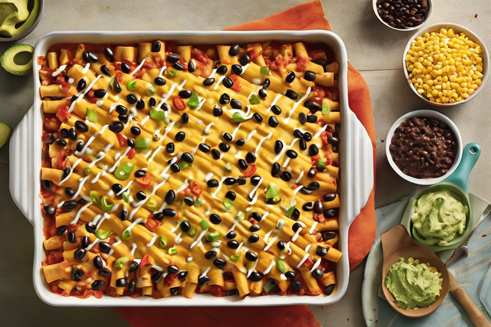 Spicy Taquito Casserole