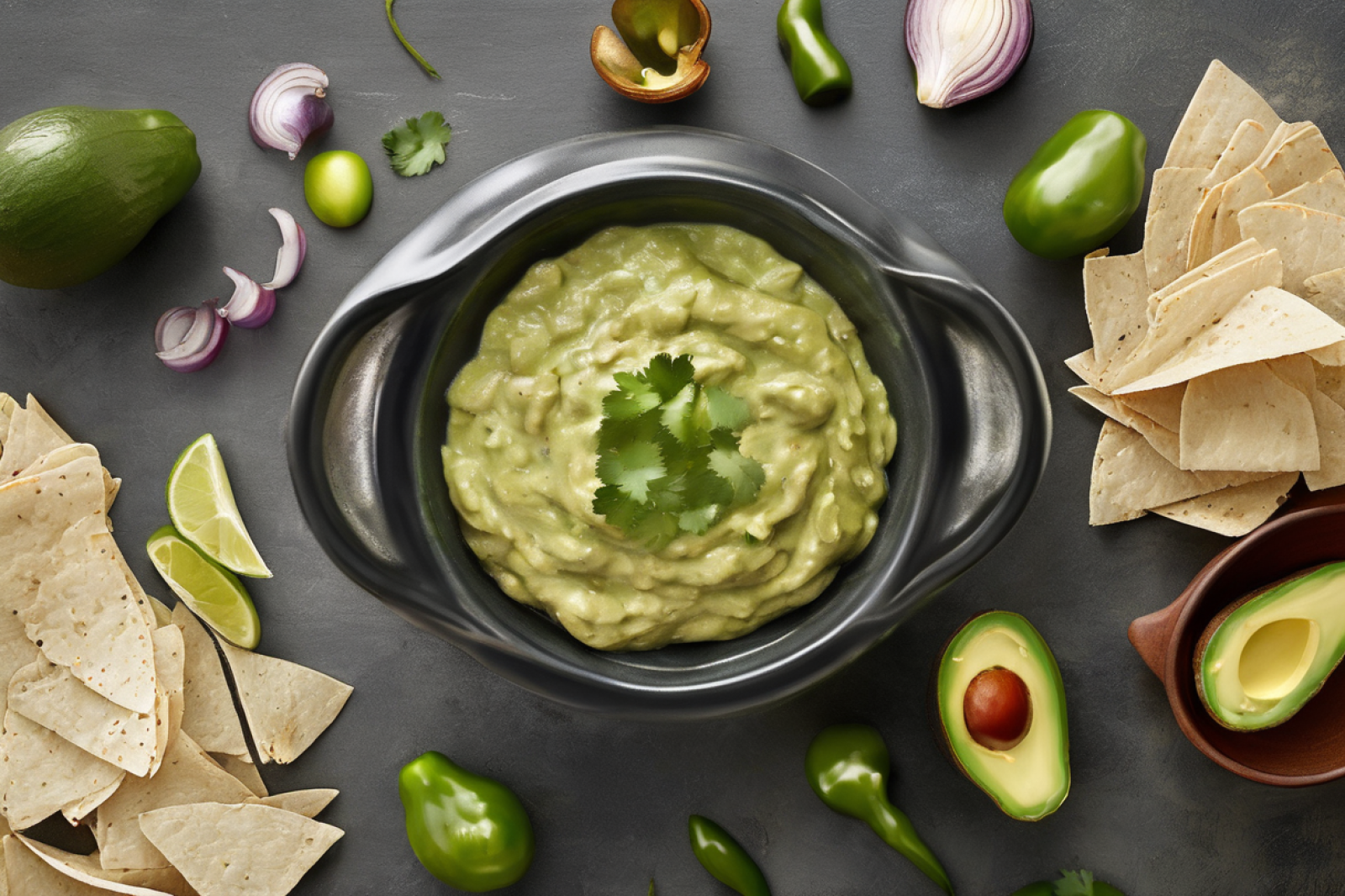 Zesty Avocado Tomatillo Dip
