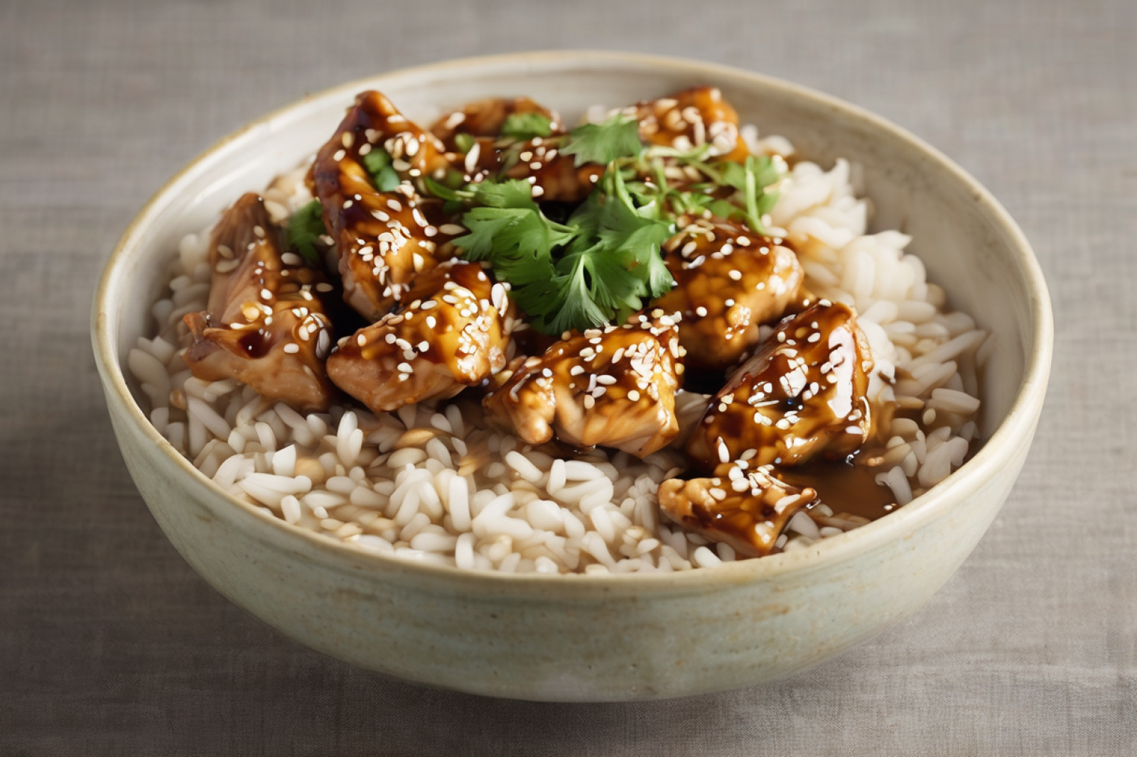 Sesame-Sauced Chicken Delight
