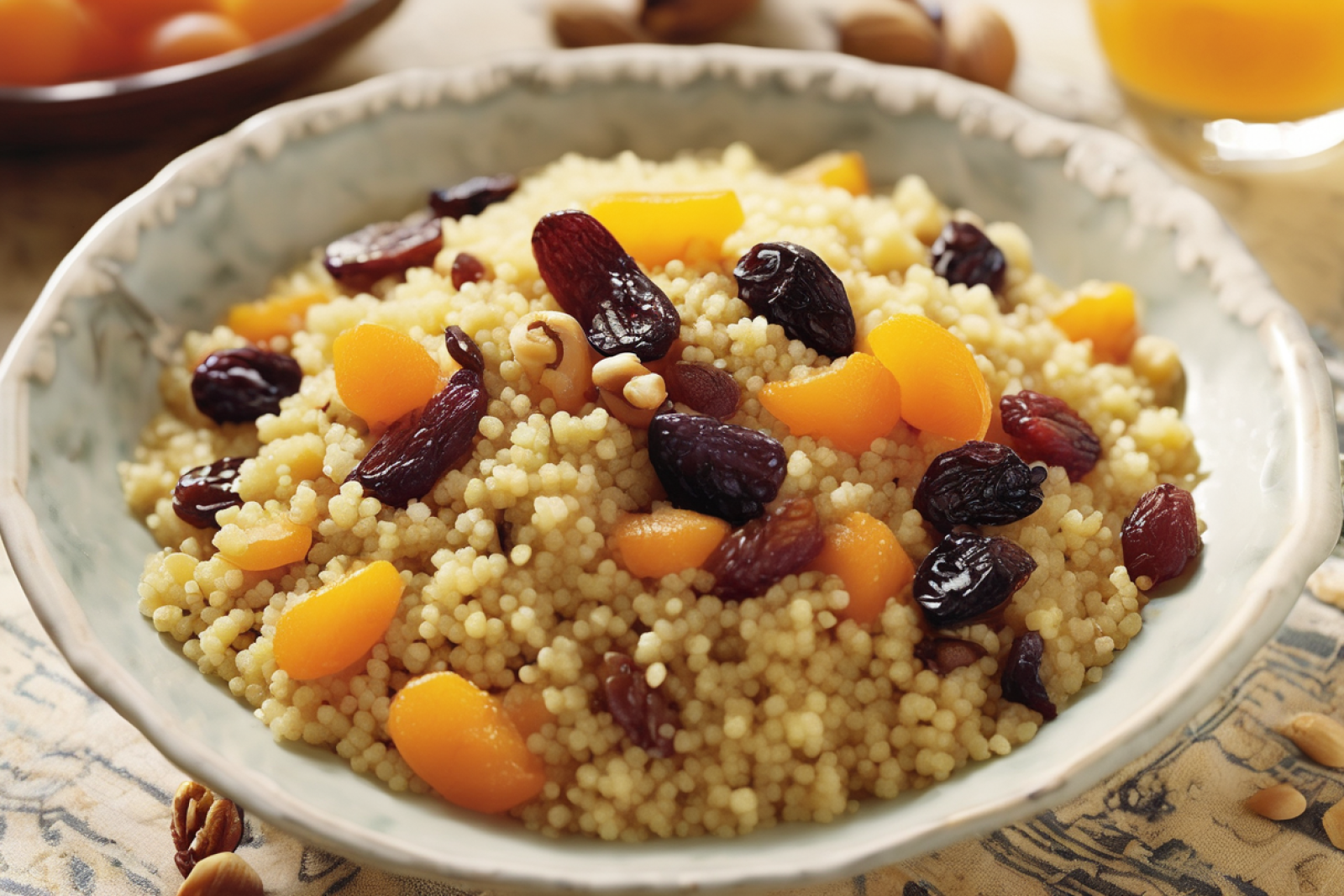 Couscous with Dried Fruits and Nuts
