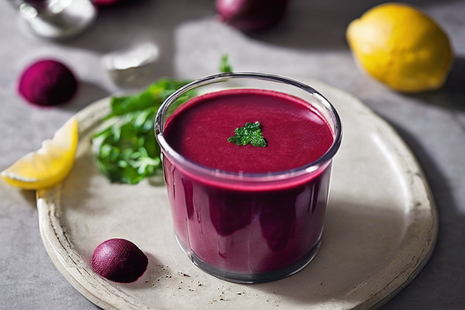 Chilled Beetroot Soup Shots