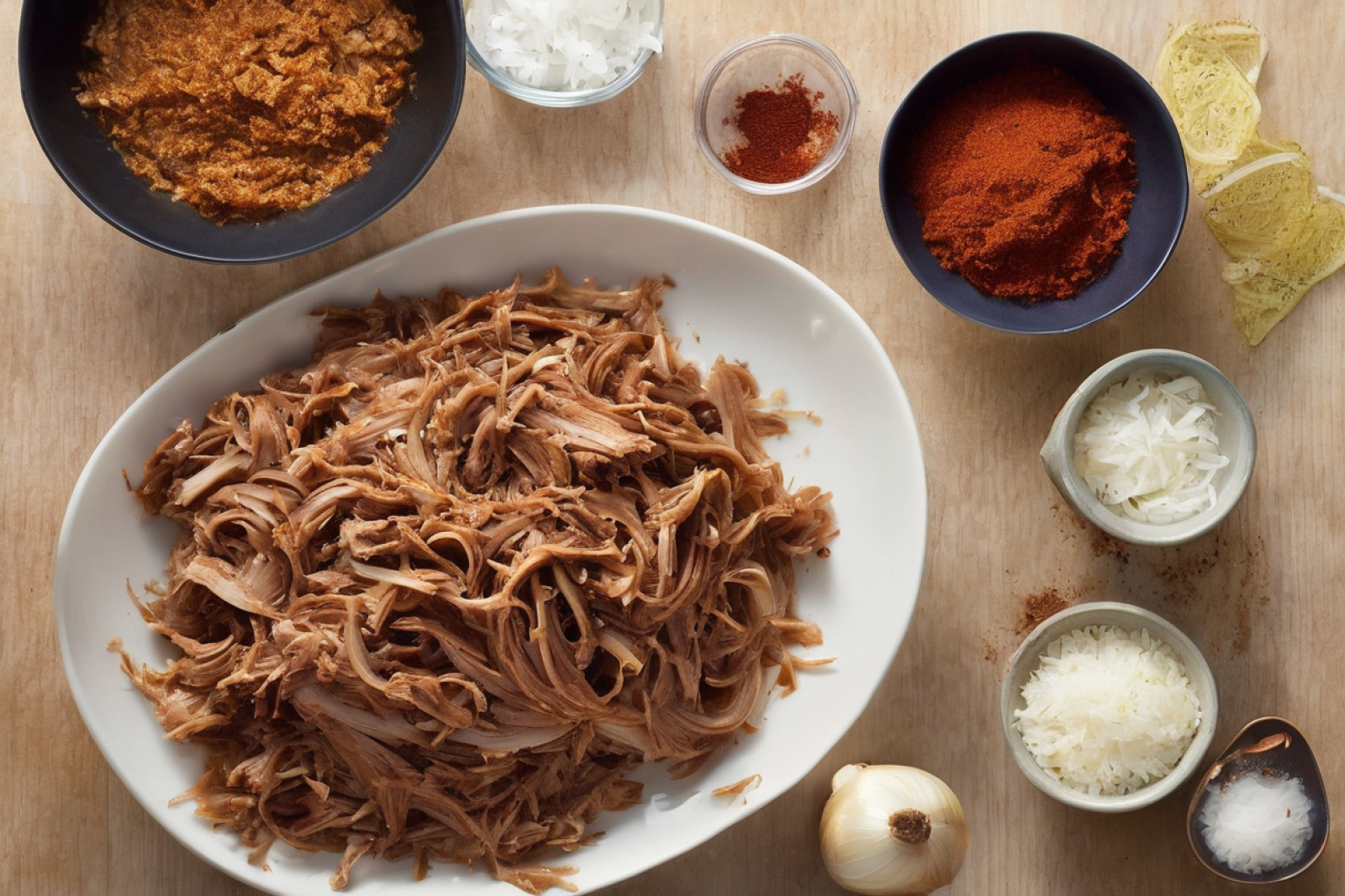 Spicy Ginger-Infused Pulled Pork