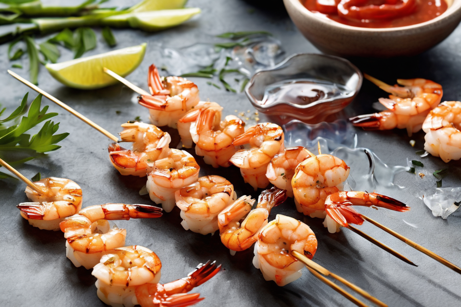 Spicy Grilled Shrimp Skewers