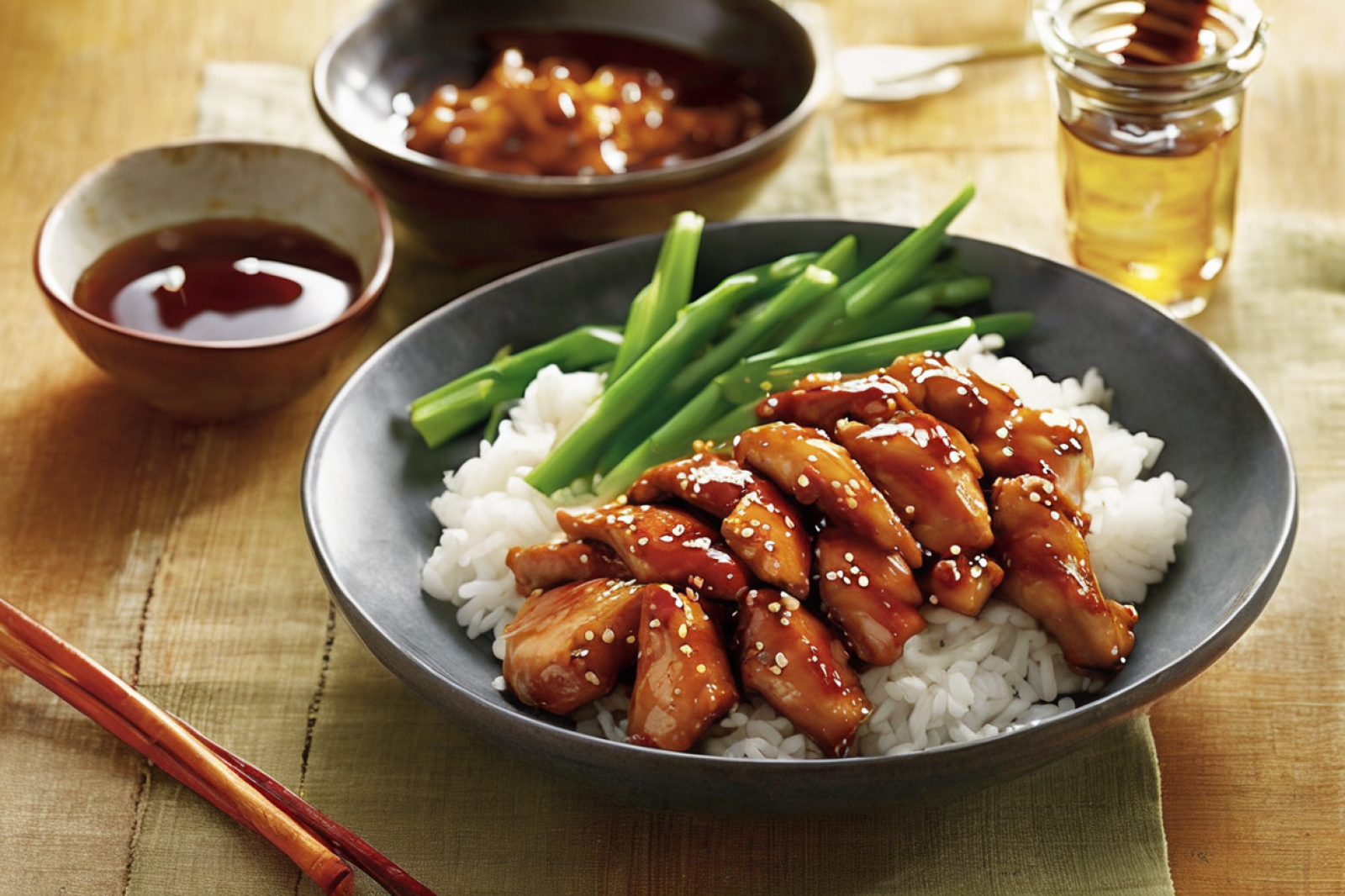 Spicy Honey-Ginger Chicken Delight