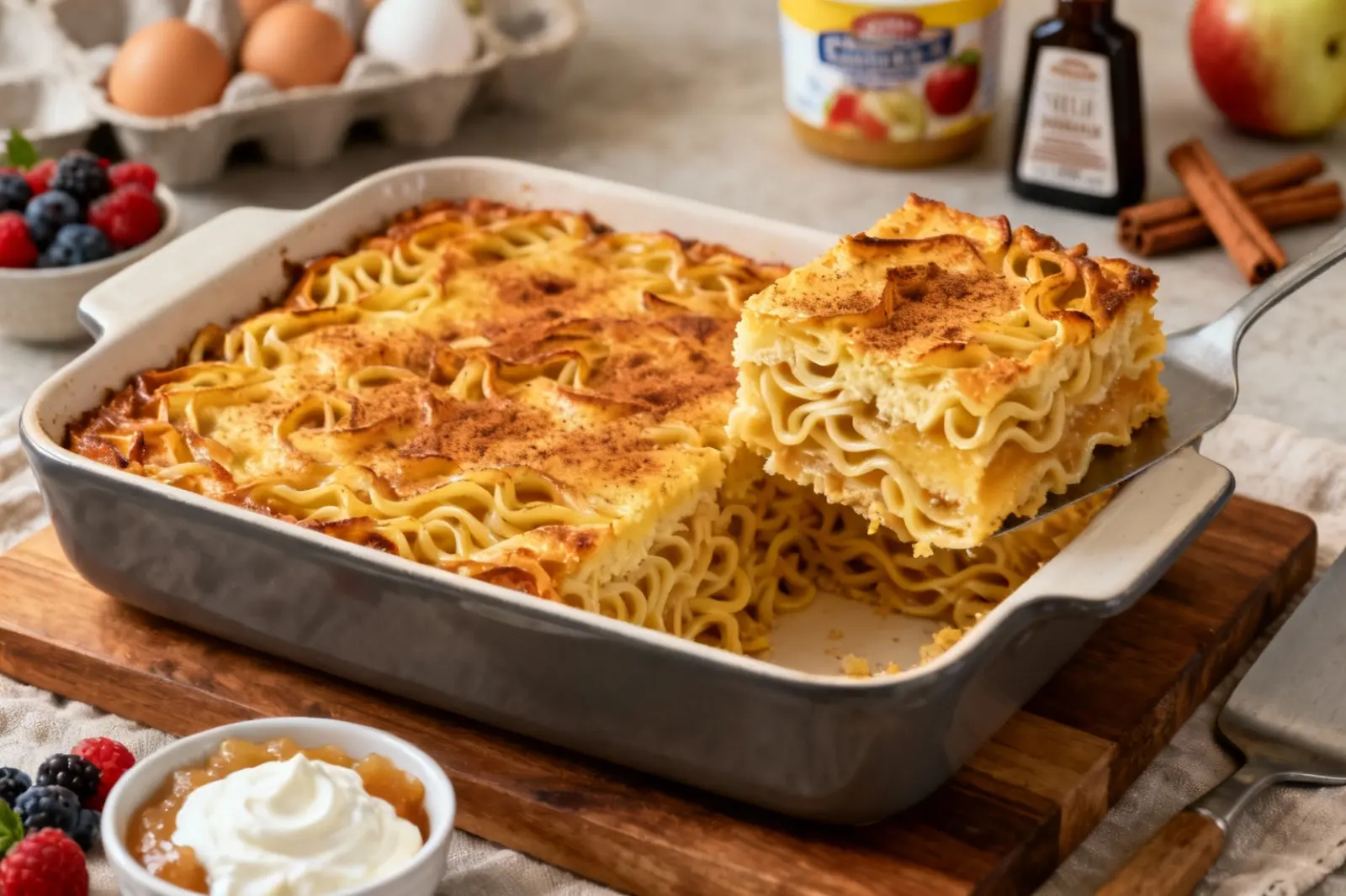 Traditional Jewish Noodle Kugel Delight